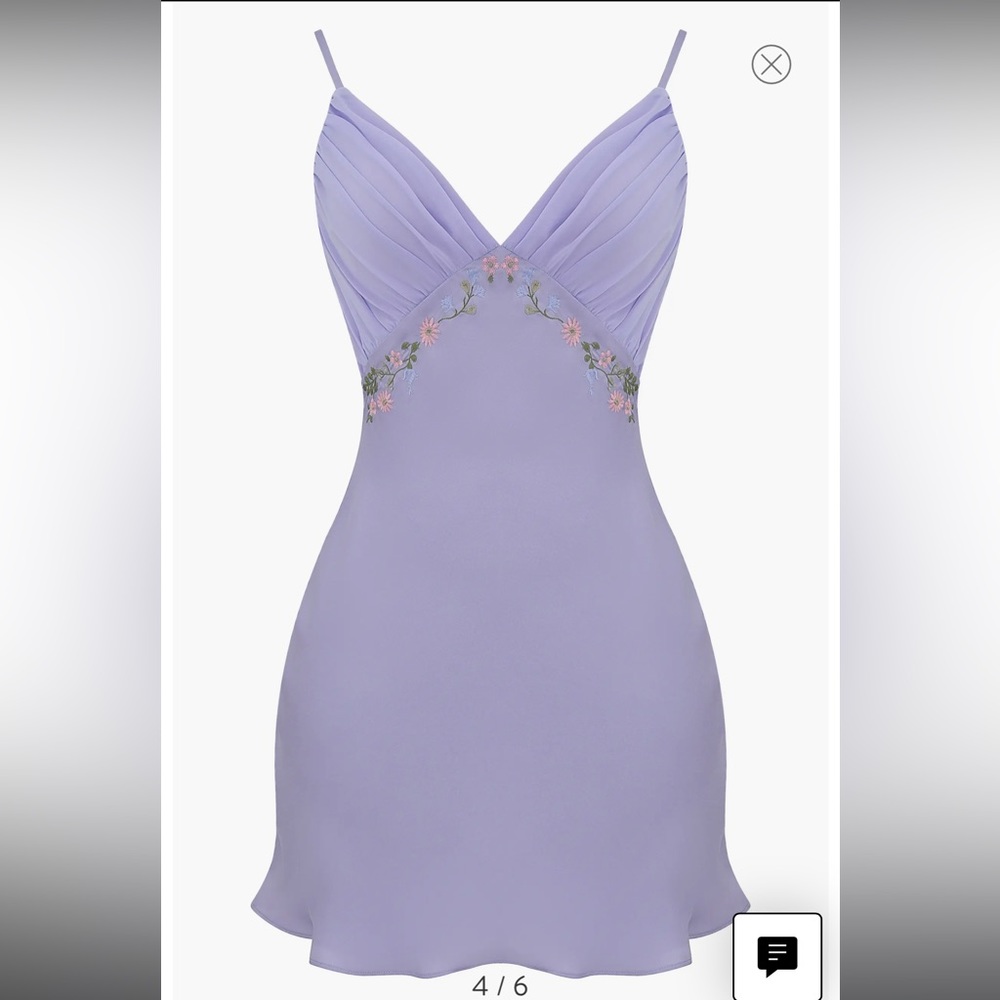 Christa Embroidered A-Line
Minidress
HOUSE OF CB